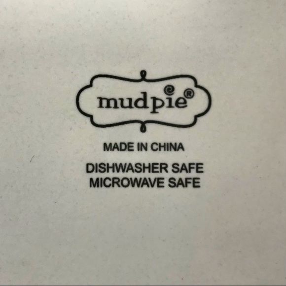 MUD PIE Ring In The Season Santa Ceramic Sentiment Platter - Picture 10 of 12